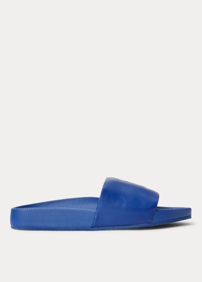 Men's Polo Ralph Lauren Cayson Pony Slide Sandals | 495176ZVU